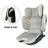 i-Size (100-150cm) Compact High Back Booster Car Seat - Stone - Grade A