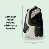 i-Size (100-150cm) Compact High Back Booster Car Seat - Stone - Grade A