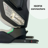 i-Size (100-150cm) Compact High Back Booster Car Seat - Stone - Grade A