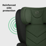High-Back Booster with ISOFIX - Green Black - GRADE A