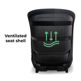High-Back Booster with ISOFIX - Green Black - GRADE A