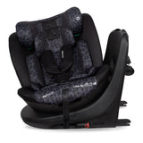 My Babiie MBCS300 Easy Spin R129 Car Seat with Top Tether - Black Leopard