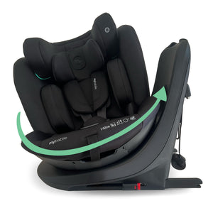 My Babiie MBCS300 i-Size (40-150cm) Spin Car Seat - Black