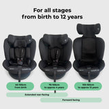 My Babiie MBCS300 i-Size (40-150cm) Spin Car Seat - Black