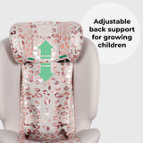 MBCS300 Easy Spin R129 Car Seat with Top Tether - Pink Leopard
