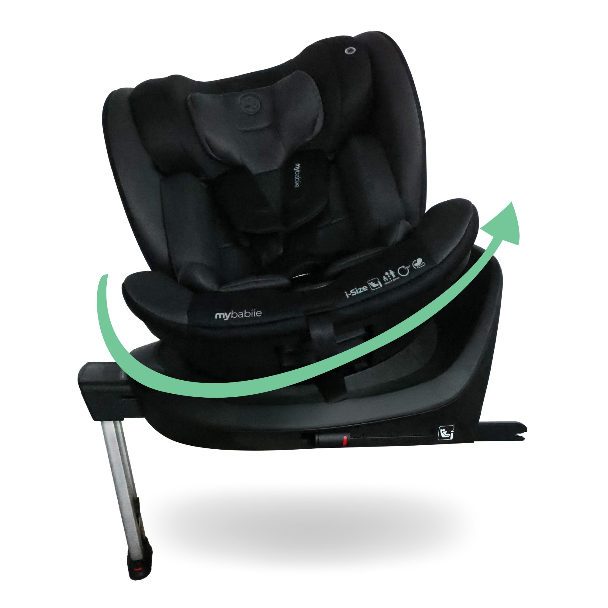 mii Have a Seat sisi hehe（500円値引き付き) MBCS100 2-in-1 Convertible R129 Car Seat - Black – My Babiie