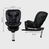My Babiie MBCS400 Group 0+/1/2/3 iSize Car Seat - Black