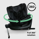My Babiie MBCS400 Group 0+/1/2/3 iSize Car Seat - Black