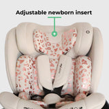 My Babiie MBCS400 Group 0+/1/2/3 iSize Car Seat - Blush Leopard