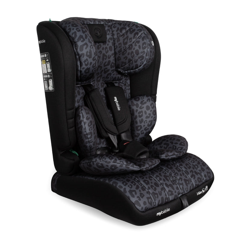 My Babiie MBCS50 Toddler to Booster R129 Car Seat - Black Leopard