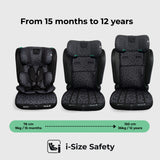 MBCS50 Toddler to Booster R129 Car Seat - Black Leopard