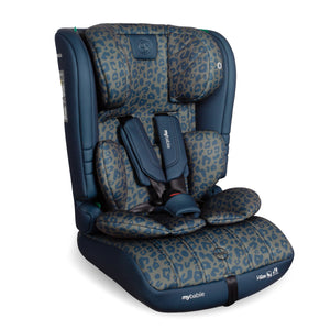 My Babiie MBCS50 Toddler to Booster R129 Car Seat - Navy Leopard