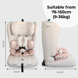 My Babiie MBCS50 i-Size (76-150cm) Car Seat Non-ISOFIX - Blush Leopard