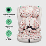 MBCS50 Toddler to Booster R129 Car Seat - Pink Leopard - GRADE A
