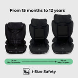 My Babiie MBCS75 i-Size (76-150cm) Car Seat ISOFIX - Black