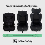 My Babiie MBCS75 i-Size (76-150cm) Car Seat ISOFIX - Black