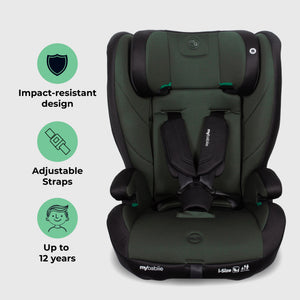 MBCS75 Toddler to Booster with ISOFIX - Green - GRADE A