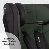 My Babiie MBCS75 Toddler to Booster R129 Car Seat with ISOFIX - Forest Green