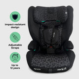 Toddler to Booster R129 Car Seat with ISOFIX - Black Leo - GRADE A