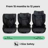 My Babiie MBCS75 Toddler to Booster R129 Car Seat with ISOFIX - Black Leopard