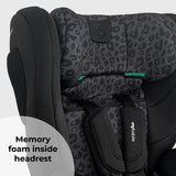 My Babiie MBCS75 Toddler to Booster R129 Car Seat with ISOFIX - Black Leopard