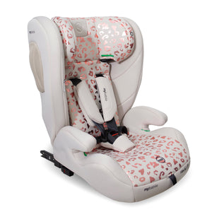My Babiie MBCS75 i-Size (76-150cm) Car Seat ISOFIX - Blush Leopard