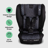 Compact Fold Toddler to Booster + ISOFIX - Black Leo - GRADE A