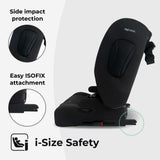 MBCS80 Foldable Toddler to Booster R129 Car Seat with ISOFIX - Black Leopard