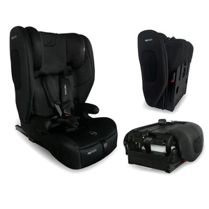 My Babiie MBCS80 Foldable Toddler to Booster R129 Car Seat with ISOFIX - Black