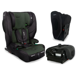 My Babiie MBCS80 Foldable Toddler to Booster R129 Car Seat with ISOFIX - Forest Green