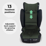MBCS80 Foldable Toddler to Booster ISOFIX - Green - GRADE A