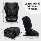 MBCS80 Foldable Toddler to Booster ISOFIX - Green - GRADE A