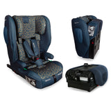 MBCS80 Foldable Toddler to Booster R129 Car Seat with ISOFIX - Navy Leopard