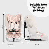 My Babiie MBCS80 i-Size (76-150cm) Car Seat ISOFIX - Pink