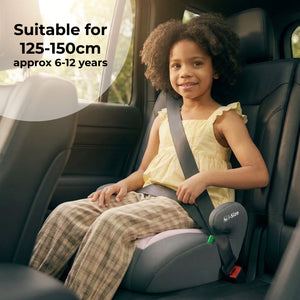 My Babiie MBCSB10 Booster Lite R129 Car Seat - Pink & Grey