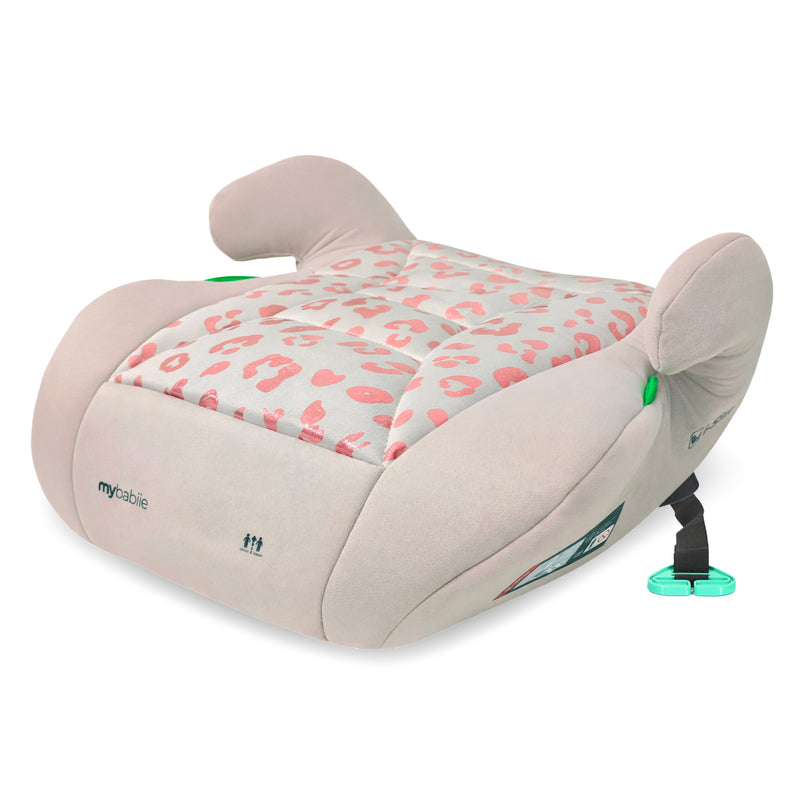 My Babiie MBCSB10 Booster Lite R129 Car Seat - Pink Leopard