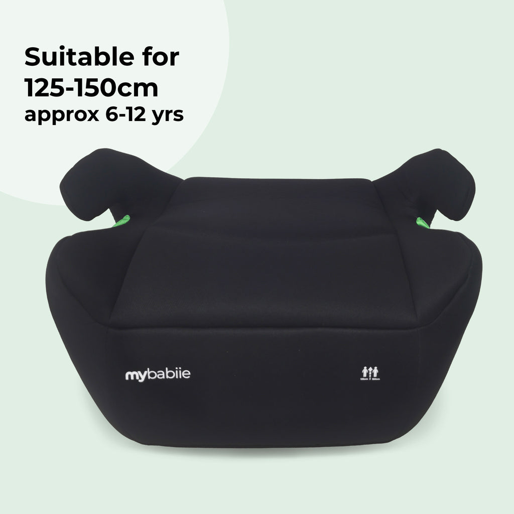 Booster Max R129 MBCSB20 Booster R129 Car Seat with ISOFIX - Black – My Babiie
