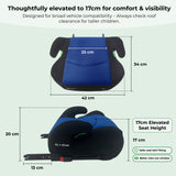 My Babiie MBCSB20 Booster R129 Car Seat with ISOFIX - Blue