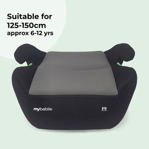 My Babiie i-Size Booster Max Car Seat - Grey