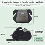 My Babiie i-Size Booster Max Car Seat - Grey