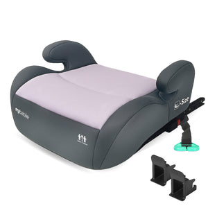 My Babiie MBCSB20 Booster R129 Car Seat with ISOFIX - Pink & Grey