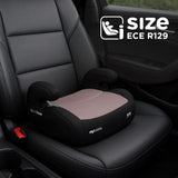 My Babiie MBCSB20 Booster R129 Car Seat with ISOFIX - Pink & Grey