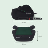 My Babiie MBCSB20 Booster R129 Car Seat with ISOFIX - Forest Green