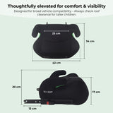 My Babiie MBCSB20 Booster R129 Car Seat with ISOFIX - Forest Green