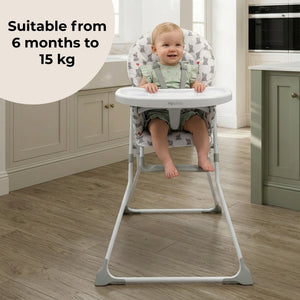 My Babiie MBHC1 Compact Highchair - Dani Dyer Elephants