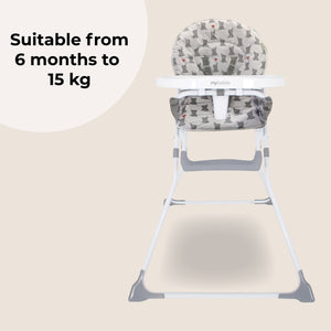 My Babiie MBHC1 Compact Highchair - Dani Dyer Elephants