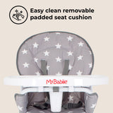 MBHC1 Compact Highchair - Grey Stars - Grade B
