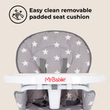 Compact Highchair - Grey Stars - Grade A