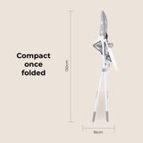 MBHC1 Compact Highchair - Grey Stars - Grade B