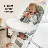 Compact Highchair - Grey Stars - Grade A